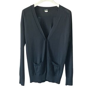 J. CREW V-Neck Merino Wool Cardigan - Size Small